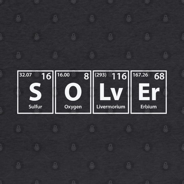 Solver (S-O-Lv-Er) Periodic Elements Spelling by cerebrands